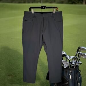 Nike Men's 36x30 Dark Gray Tour Repel 5-Pocket Slim Fit Golf Pants Style FD5615